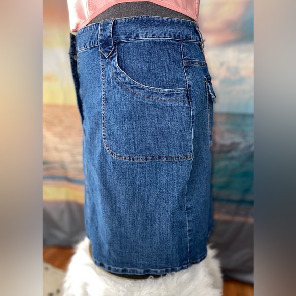 Chicos Jean Denim Skirt Y2K 90s Style - Picture 5 of 6